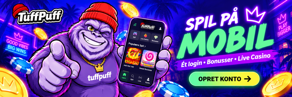 TuffPuff Casino pÄ mobil med login, spil og bonusser